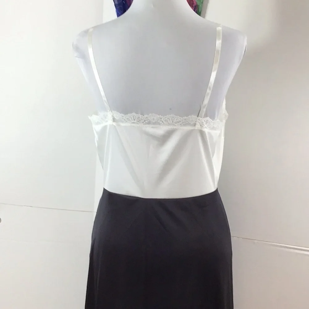 Vintage Sarah Smith b/w slip dress 36 - Picture 7 of 12